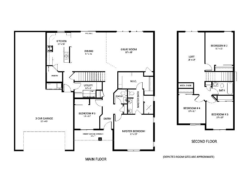 St Maries Floorplan