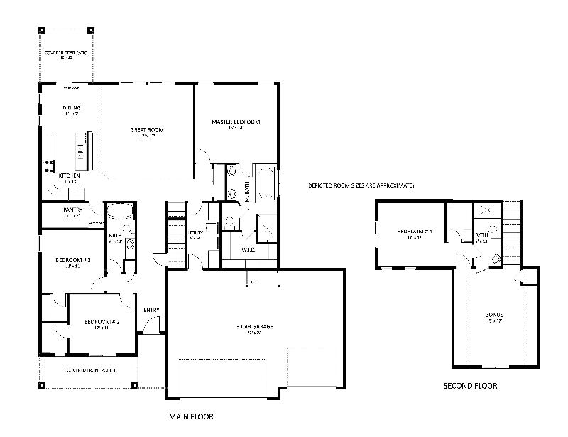 Lewiston with Bonus Floorplan